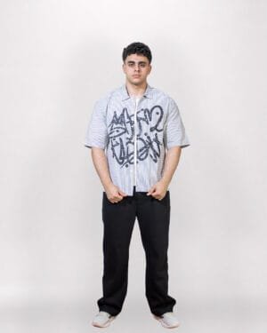 Printed Strip Shirt